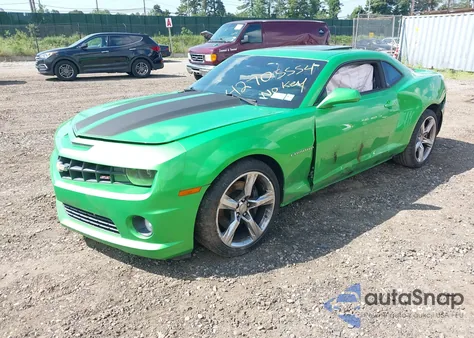 2011 Chevrolet Camaro 2Ss из США, поврежденный, VIN 2G1FT1EW2B9134451